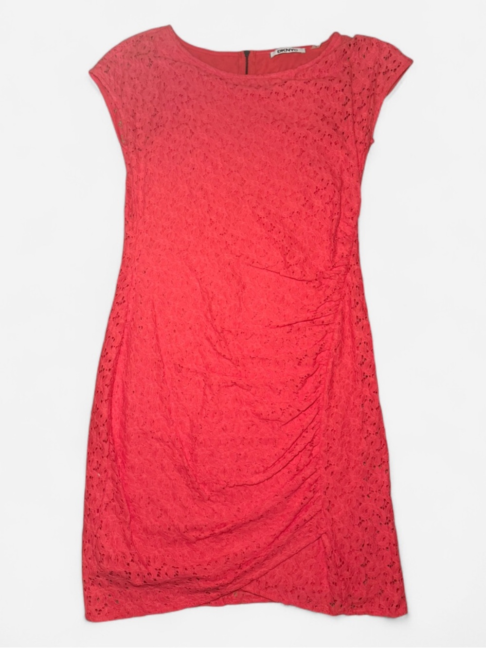 DKNYC Red Lace Dress Size 6